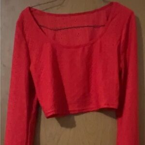 Red textured crop!